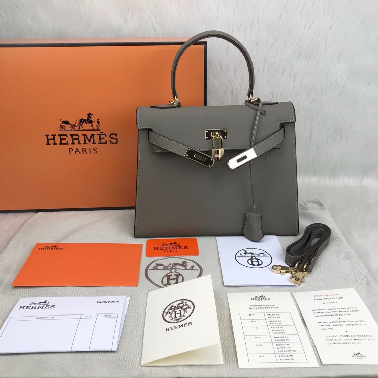 HERMES KELLY 28 CM VİZON